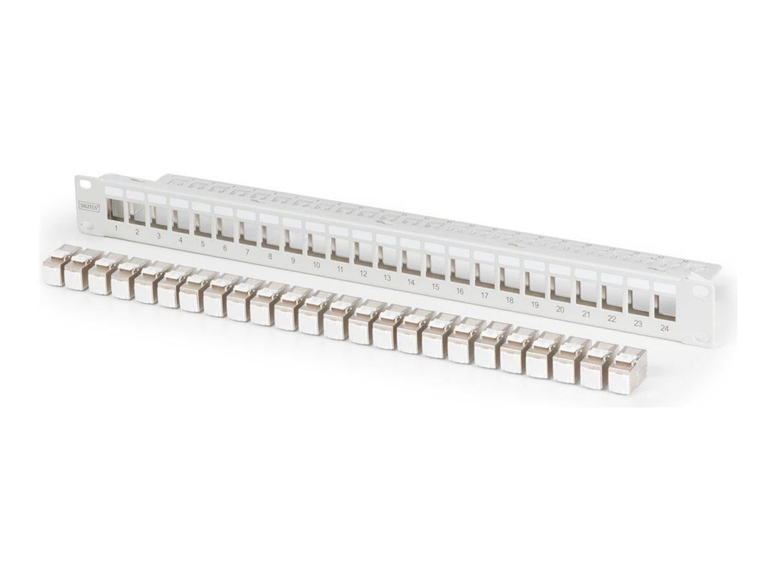 DIGITUS patch panel - 1U - 19