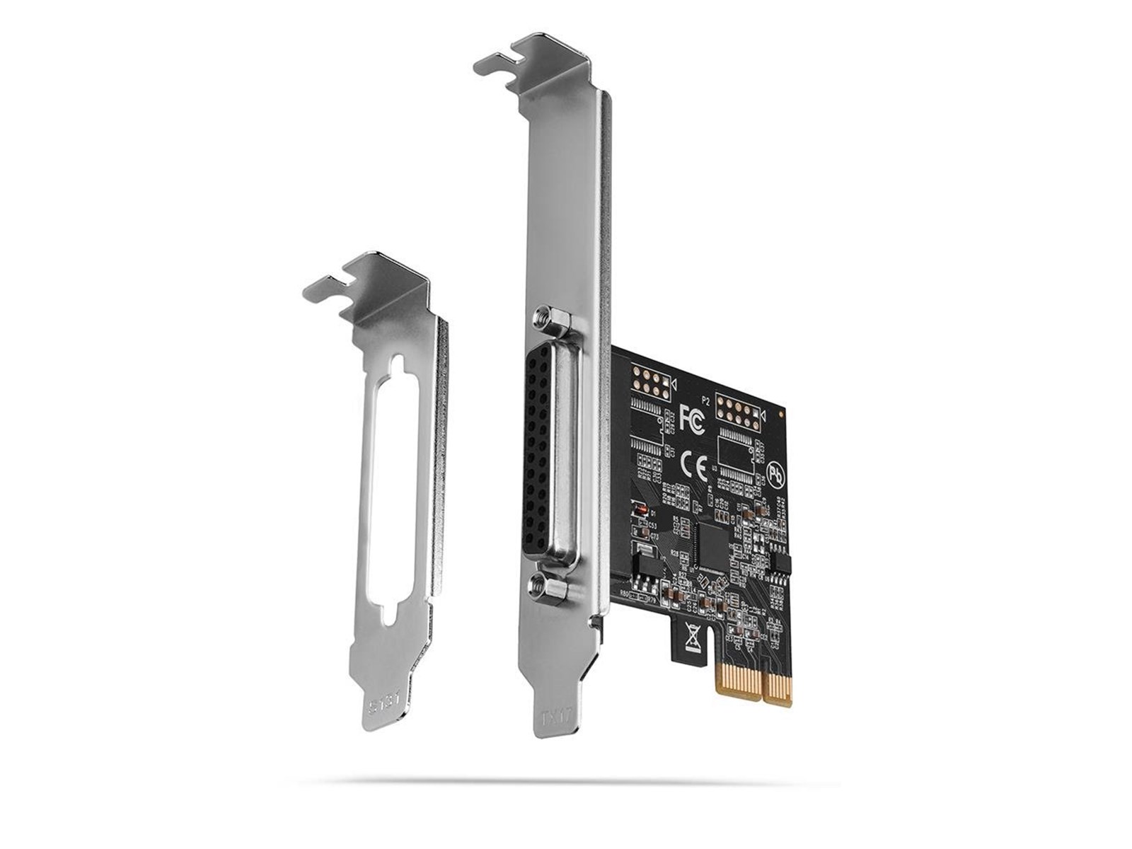 AXAGON Parallel Port DB25 Connector PCI-Express Card | Edullinen