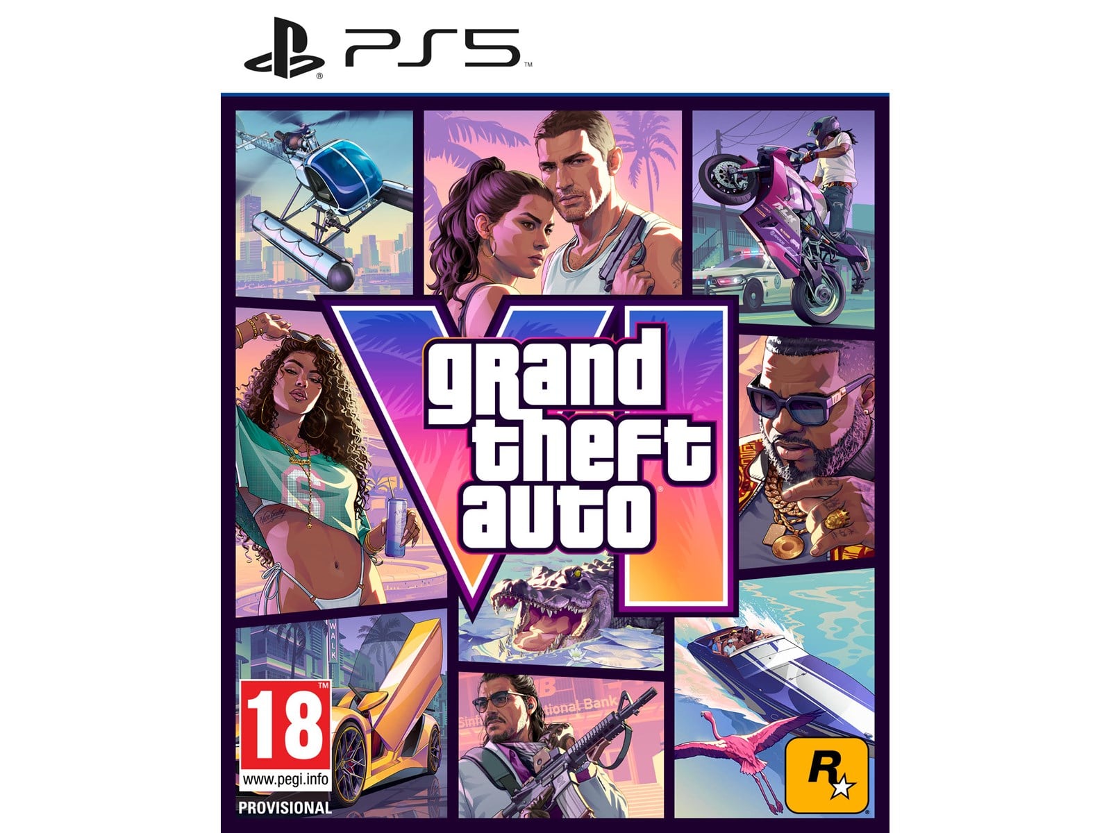 Grand Theft Auto VI PlayStation 5:lle – GTA 6 PS5 -peli Rockstar Gamesilta