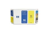 Mustepatruunat, värikasetit ja lisävarusteet - HP 90 Keltainen - Mustepatruuna Keltainen - C5065A