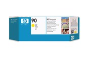 Mustepatruunat, värikasetit ja lisävarusteet - HP 90 / C5057A Printhead Cleaner Yellow - C5057A