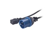 Sisäiset virtakaapelit - APC Power Cable C19>IEC 309 - AP9876
