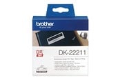 Paperit, valokuvapaperit ja tarrat - Brother  Film tape brother 29 mm 15.24 m musta/valkoinen - DK-22211