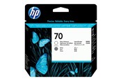 Mustepatruunat, värikasetit ja lisävarusteet - HP 70 / C9410A Printhead Harmaa & Gloss Enhancer - C9410A