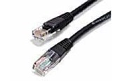 Verkkokaapelit - Roline LAN Cable 2.0m CAT5E UTP.Black - 21.15.0545