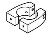 Seinäkiinnitys, AV-kiinnikkeet & AV-kalusteet - Ergotron Split Pole Mount Bracket - Max - recommended for - 60-423-003