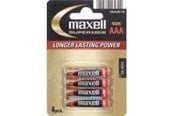 Akut ja Paristot - Maxell Battery - Alkaline AAA XL- 4 Pack - 790336