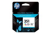 Mustepatruunat, värikasetit ja lisävarusteet - HP 351 / CB337EE Tri-Color - (Cyan Magenta Yellow) Ink - Mustepatruuna Syaani, Magenta, Keltainen - CB337EE