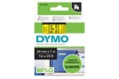Paperit, valokuvapaperit ja tarrat - DYMO D1 -teipit, 24 mm x 7 m, musta teksti keltaiselle, itseliimautuvat teipit LabelManager-tarratulostimille, aito - 53718