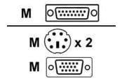 KVM-kaapelit - ATEN KWM kabler ps/2 3M - 2L-5203P