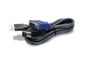 KVM-kaapelit - TRENDnet 1.8M USB KVM Cable TK CU06 - TK-CU06