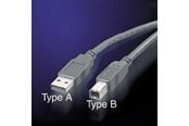 USB kaapelit - Roline USB 2.0AB Cable - 3 meters - 11.02.8830-100