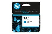 Mustepatruunat, värikasetit ja lisävarusteet - HP 364 / CB318EE Cyan Ink - CB318EE