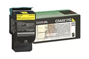 Mustepatruunat, värikasetit ja lisävarusteet - Lexmark C544X1YG Keltainen Toner - Laser värikasetti Keltainen - C544X1YG
