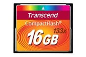 Muistikortti - Transcend Compact Flash 133x - 50MB/s - 16GB - TS16GCF133