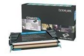 Mustepatruunat, värikasetit ja lisävarusteet - Lexmark C734A1CG -toneri - Laser värikasetti Syaani - C734A1CG