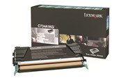 Mustepatruunat, värikasetit ja lisävarusteet - Lexmark C734A1KG Black Toner - Laser värikasetti musta - C734A1KG