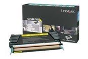 Mustepatruunat, värikasetit ja lisävarusteet - Lexmark C736H1YG Toner Keltainen - Laser värikasetti Keltainen - C736H1YG