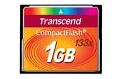 Muistikortti - Transcend Compact Flash 133x - 50MB/s - 1GB - TS1GCF133