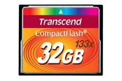 Muistikortti - Transcend Compact Flash 133x - 50MB/s - 32GB - TS32GCF133