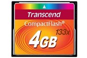 Muistikortti - Transcend Compact Flash 133x - 50MB/s - 4GB - TS4GCF133