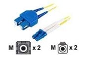 Verkkokaapelit - Deltaco Fiberkabel LC - SC duplex sing - LCSC-2S