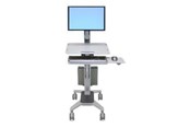 Seinäkiinnitys, AV-kiinnikkeet & AV-kalusteet - Ergotron WorkFit C-Mod yhden näytön työasema - Max - recommended for - 24-198-055