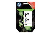 Mustepatruunat, värikasetit ja lisävarusteet - HP 300 / CN637EE - Combo Pack - Musta - (Cyan Magenta Cyan) Ink - Mustepatruuna Väriainepohjainen kolmiväri *DEMO* - CN637EE