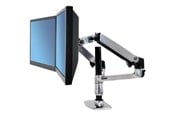Näytön kiinnitys - Ergotron LX redesign Dual Arm - 45-248-026