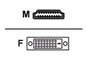 Muut kaapelit - Digital Data Equip HDMI adapter HDMI-D - 118998