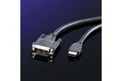 Näyttökaapeli - Roline DVI-D -> HDMI 2.0 Meter M/M - 11.04.5522-20