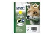 Mustepatruunat, värikasetit ja lisävarusteet - Epson ink T1284 yellow M Stylus S22 - Mustepatruuna Keltainen - C13T12844010