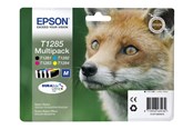 Mustepatruunat, värikasetit ja lisävarusteet - Epson T1285 Multipack (Black Keltainen Cyan Magenta) Ink - C13T12854010