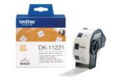 Paperit, valokuvapaperit ja tarrat - Brother DK-11221 - Musta on Valkoinen - 23 x 23 mm 1000 label(s) labels - DK-11221