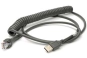 USB kaapelit - Datalogic USB-kaapeli - Coiled - 9FT - 90A052043