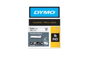 Paperit, valokuvapaperit ja tarrat - DYMO Dymo Rhino - joustavat nailonteipit, 24 mm x 3,5 m - musta valkoisella - S0773840