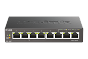 Kytkimet - D-Link DGS-1008P 8-Port Gigabit PoE Unmanaged Desktop Switch - DGS-1008P/E