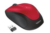 Hiiret - Logitech M235 Wireless Mouse - Red - Hiiri - Optinen - 3 painiketta - Punainen - 910-002496
