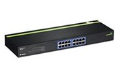 Kytkimet - TRENDnet TEG-S16G 16-Port Gigabit GREENnet Switch - TEG-S16G
