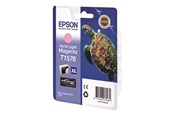 Mustepatruunat, värikasetit ja lisävarusteet - Epson T1576 - Kirkas vaaleanpunainen magenta - mustesäiliö - Mustepatruuna Vivid pink - C13T15764010