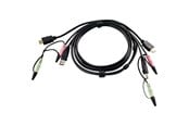 KVM-kaapelit - ATEN USB HDMI KVM -kaapeli 1,8 metriä - 2L-7D02UH