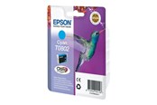Mustepatruunat, värikasetit ja lisävarusteet - Epson T0802 - Syaani muste - C13T08024021