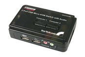 KVM-kytkimet - StarTech.com 2-porttinen USB VGA KVM-kytkin äänellä ja kaapeleilla - SV211KUSB