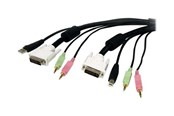 KVM-kaapelit - StarTech.com 4-in-1 USB DVI KVM Cable - USBDVI4N1A6