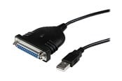 Verkkokortit (verkkosovittimet, tulostuspalvelimet jne.) - StarTech.com R AdapterUSB-DB25-parralleli-tulostinsovitin - ICUSB1284D25