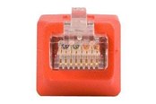 Verkkokaapelit - StarTech.com risteytyssovitin - Punainen - 0cm - C6CROSSOVER