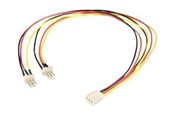 Virtakaapelit (ulkoinen) - StarTech.com TX3 Fan Power Splitter Cabl - TX3SPLIT12