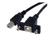 USB kaapelit - StarTech.com 1 ft Panel Mount USB-kaapeli - USBPNLBFBM1