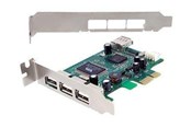 Ohjainkortit - StarTech.com 4-porttinen PCI Express matalaprofiilinen korkean nopeuden USB-kortti - PEXUSB4DP