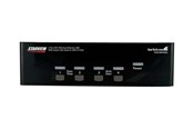 KVM-kytkimet - StarTech.com StarView 4-portin DVI VGA -kaksoisnäyttö KVM-kytkin USB: llä, äänellä ja USB 2.0 -navalla - SV431DDVDUA